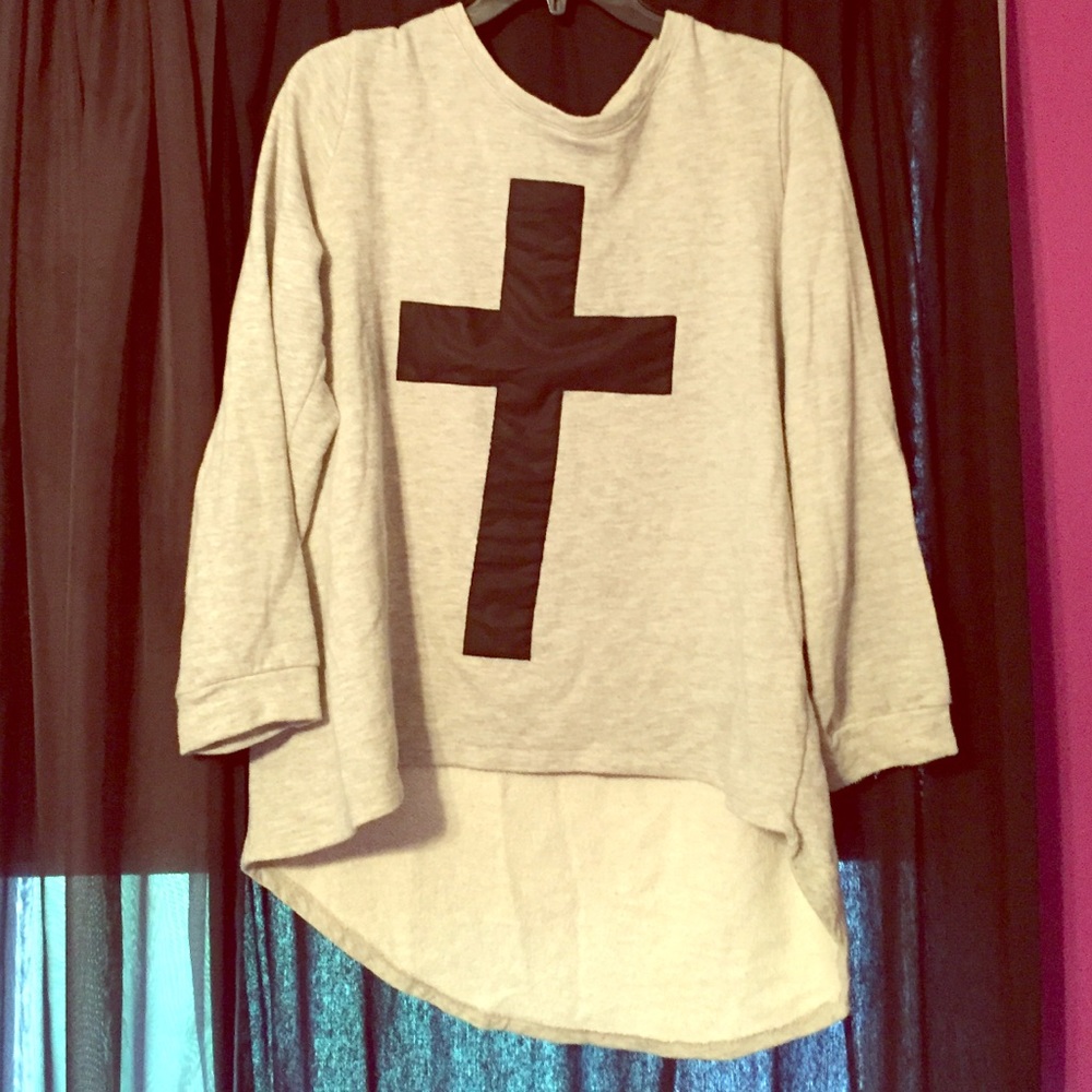 Forever 21 cross sweatshirt